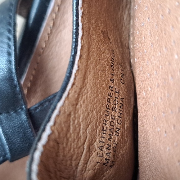 Corso Como Black Flats with Ankle Strap - Picture 9 of 11